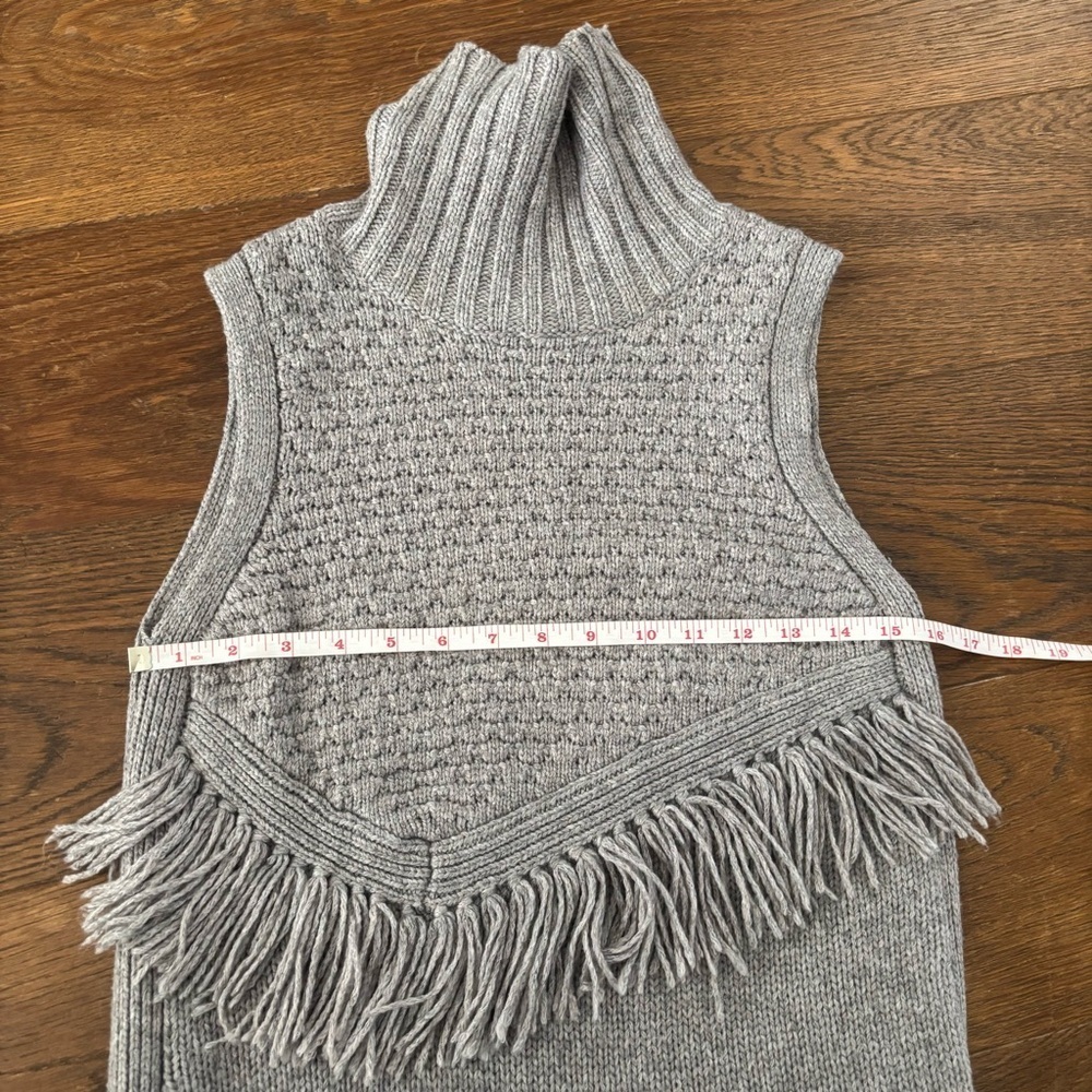 Anthropologie Nomad Morgan CarperSleeveless Turtleneck Sweater Tunic - Picture 14 of 15